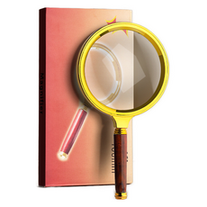 썸즈마인 확대 돋보기 골드 100mm, 1개