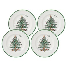 스포드 크리스마스트리 대접시, 혼합색상, 4개, 27cm