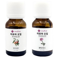 이지미톡 아로마 오일 방향제 원액 피치코튼 + 블루밍피오니 세트, 1개, 피치코튼, 블루밍피오니