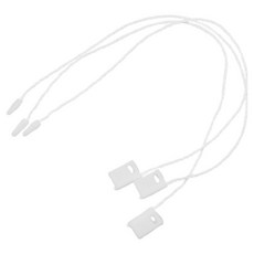 Maket Gamseong 服飾線圈標籤吊牌繩, 白色, 2000個
