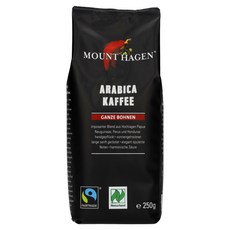 마운트하겐 유기농 아라비카 원두커피, 홀빈(분쇄안함), 250g, 1개