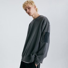 TNGT 男款成衣染色大學T TNTS3F105CG
