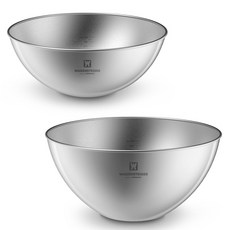 WAGENSTEIGER 304不鏽鋼 Kreis 攪拌碗套組, 1套, 攪拌碗 18cm + 22cm