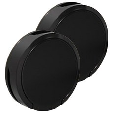 플렉스라인 무타공 공중부양 접이식 컵홀더 벽걸이형, 블랙, 2개