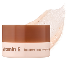 THE FACE SHOP 菲詩小舖 維他命E唇部磨砂膏, 14g, 米, 1個