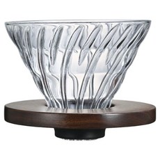 하리오 V60 글라스 드리퍼 월넛 VDG-02, 단품, 1개 단품, 1개