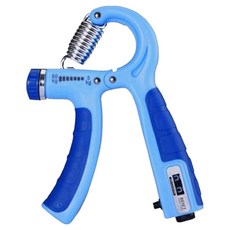 셀리빙 미끄럼방지 카운트 손 악력기, 블루, 1개