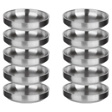 plala All Satin雙層高腳邊菜碟 11.5, 單一顏色, 10個