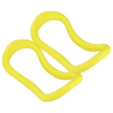 엘쏘 스트레칭 필라테스 요가링 2p, 젤리옐로우, 2개