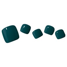 오호라 젤스트립 페디 네일팁 세트, PPeacockBlue, 1개