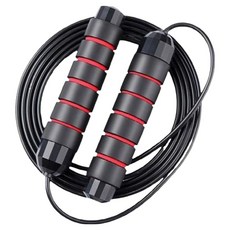 Sel-living 高重量防纏繞鋼絲跳繩 340g, 紅色, 1個