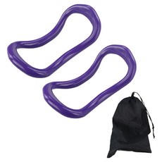 엘쏘 스트레칭 필라테스 요가링 2p, 하드퍼플, 2개