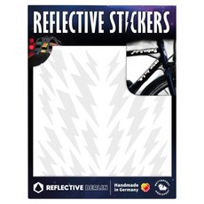 REFLECTIVE BERLIN 反光貼紙 Shape Rock Rain, WHITE, 1個