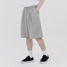 클로니아 원턱 와이드 밴딩 트레이닝 하프 팬츠 CR0U07