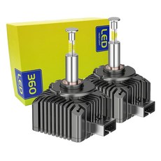 Autodai HID 前照燈 4面LED 頭燈 2入, 1個, D1C