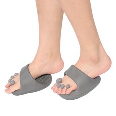 예그리나 EVA 종아리 운동 스트레칭 슬리퍼 양발착용 세트 16.5 x 11 x 10.5 cm, 1세트, 그레이