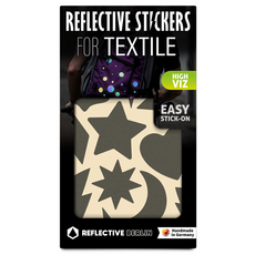 REFLECTIVE BERLIN Textile 反光貼紙, Shine RAINBOW, 1個