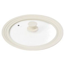 papaskitchen 矽膠萬用鍋蓋 象牙白, 1個, 30cm
