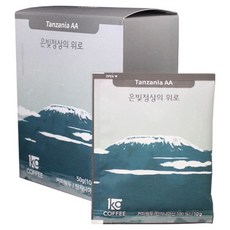 1kg COFFEE 銀色頂峰的寬慰濾掛咖啡, 10g, 5包, 1盒