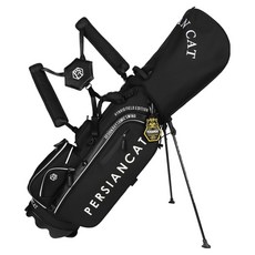 PERSIANCAT Supreme PER 027 支架式高爾夫球袋, 黑色