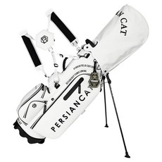 PERSIANCAT Supreme PER 027 支架式高爾夫球袋, 白色
