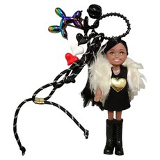 Wonine 針織公主娃娃鑰匙圈 包包吊飾 包包掛飾, 5號, 1個