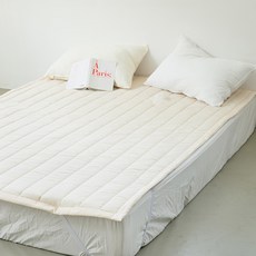 Mix&Match DURARON 涼感固定鬆緊帶床墊, 米色