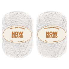 WoolClub NOWBRAND 彈韌銅氨纖維編織線 70g, 2個, 701 白色