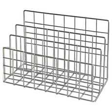 코코로이 3단 책 파일 거치 랙 데스크오거나이저 대형, 실버, 1개