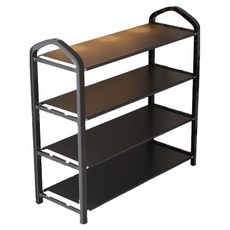 Ssome's Mine 層架鞋櫃 63cm, 4層, 黑色