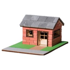 Real Brick DIY 迷你基本房屋製作, 紅棕色, 1個