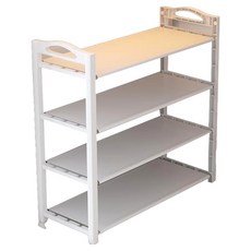 Ssome's Mine 層架鞋櫃 63cm, 4層, 白色