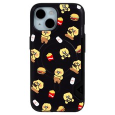 KAKAO FRIENDS Lucky Burger 雙卡槽磁吸 MagSafe 防撞手機殼