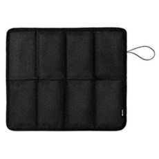 생활더봄 접이식 방수 야외용 휴대용 초경량 메모리폼 방석, 블랙