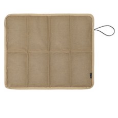 생활더봄 접이식 방수 야외용 휴대용 초경량 메모리폼 방석, 베이지