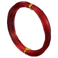 1991 Project 工藝用彩色鐵絲 1mm, 1個, 10 紅色