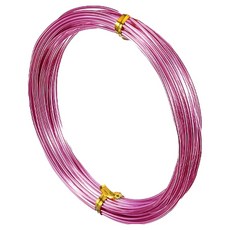 1991 Project 工藝用彩色鐵絲 1mm, 1個, 7 粉紅色