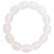 KODACHIEF 玉石橢圓手鍊 白色 小號, 1個