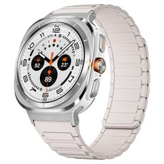 BUILTIN Galaxy Watch 磁吸式矽膠錶帶 Ultra, 星光色, 1個
