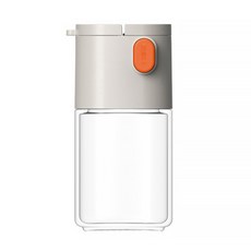 SHCJ 生活采家 二用型定量出鹽調味瓶 灰白色, 1個, 180ml