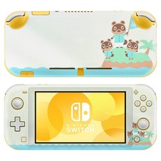 호후 닌텐도 스위치 라이트 커스터마이징 따러브 풀커버 쉴드 필름 스킨 전면 + 후면 세트, 12 동숲섬너굴, 1세트
