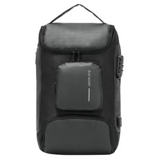 BLUEMOUNT 智慧防盜鎖USB充電功能後背包 APZ9907, 黑色