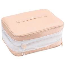 Botta Design 擴充壓縮衣物收納袋 粉色, 1入, 1個