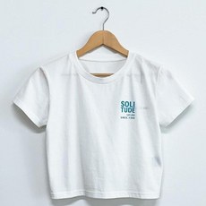 반에이크 여성용 라운드넥 프린트 반팔 티셔츠