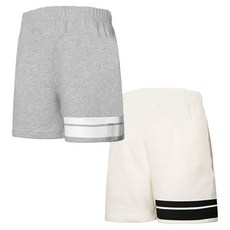 유라비 아동용 퓨어 더블 라인 숏팬츠 2종 세트
