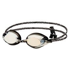 Phoenix Stella 鏡面織物觸感防霧泳鏡 PJ-1702M FB TA, 黑色, 1個