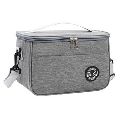 브리빌라스 라벤티아 휴대용 접이식 캠핑 미니 아이스백, 그레이, 5.7L