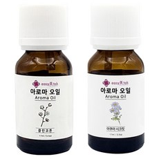 이지미톡 아로마 오일 방향제 원액 17ml 클린코튼 + 아쿠아시크릿 세트, 1개, 클린코튼, 아쿠아시크릿
