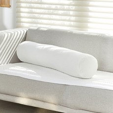 farfe Cool Duralon涼感三層編織長抱枕套, 白色