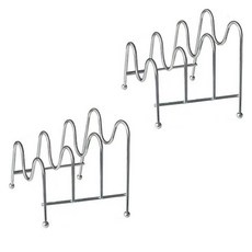 Isabel Home 煎鍋碗盤3格收納架, 單一顏色, 2個